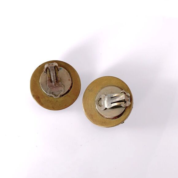 Purple Cowrie Crystal Druzy Earrings - Picture 3 of 4